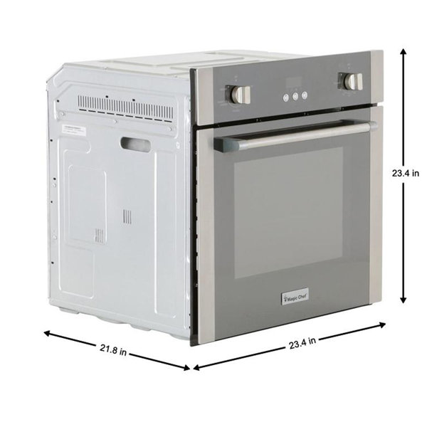 Magic Chef 24" Electric Single Wall Oven Builtin Wayfair